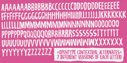 Repetition Font Poster 5