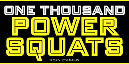 Iron Maiden Font Poster 4