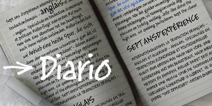 Diario Font Poster 1