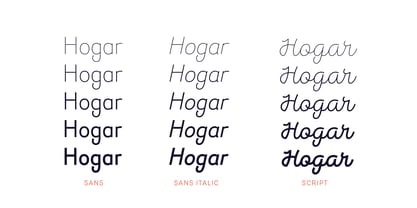 Hogar Font Poster 8