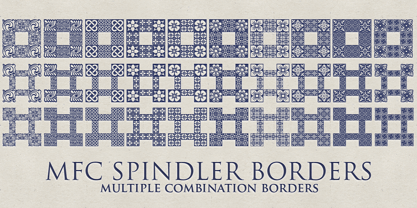 MFC Spindler Borders Font Poster 1