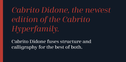 Cabrito Didone Font Poster 3