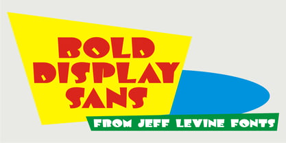 Bold Display Sans JNL Font Poster 1