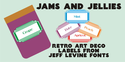 Jams And Jellies JNL Font Poster 1