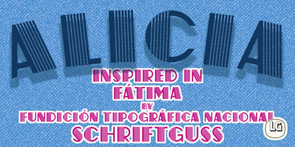 ALICIA LGf Font Poster 1