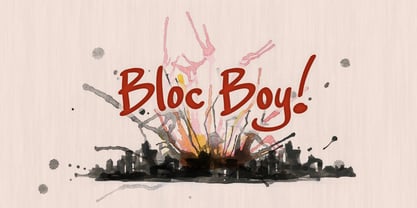 Bloc Boy Font Poster 3