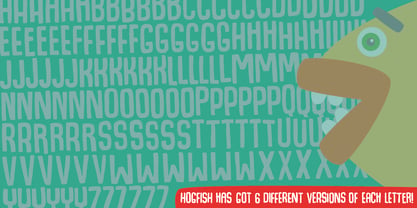 Hogfish Font Poster 4