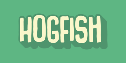 Hogfish Font Poster 1