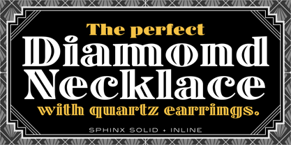 Sphinx Font Poster 2