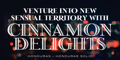 Honduras Font Poster 2