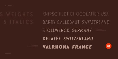 TT Chocolates Condensed Font Poster 7