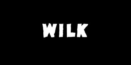 WILK Font Poster 2