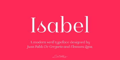 Isabel Font Poster 1