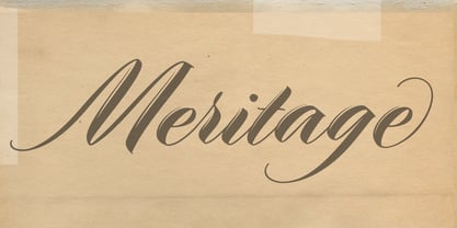 Meritage Font Poster 11