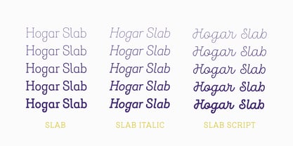 Hogar Slab Font Poster 14