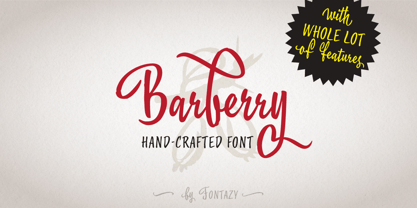 Barberry Font Poster 1
