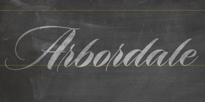 Arbordale Font Poster 13