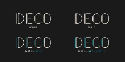 Naive Deco Sans Police Poster 3