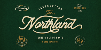 The Northland & Southland Combinations Font Poster 1