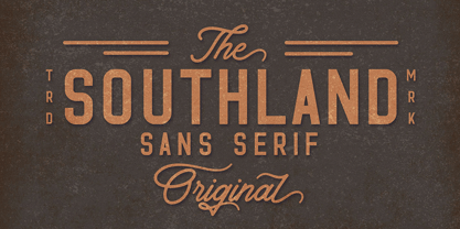 The Northland & Southland Combinations Font Poster 2