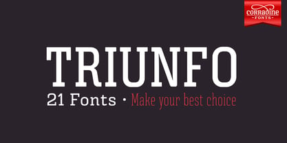 Triunfo Font Poster 1