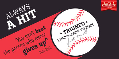 Triunfo Font Poster 6