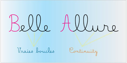 Belle Allure Font Poster 6