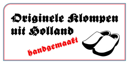 Bernhard Blackletter Font Poster 4