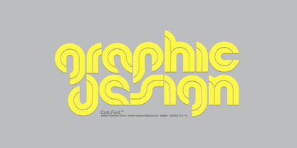 Colo Font Poster 1