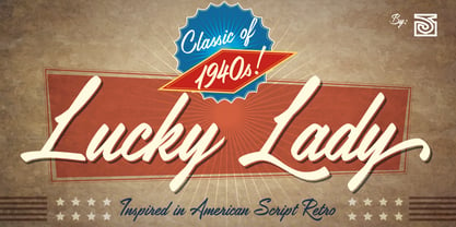 Lucky Lady Font Poster 1