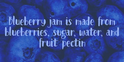 Blueberry Jam Font Poster 3