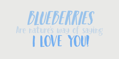 Blueberry Jam Font Poster 6