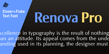 Renova Pro Font Poster 2