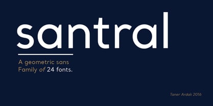 Santral Font Poster 1