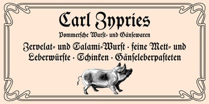 Hupp Fraktur Font Poster 3