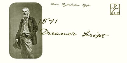 1871 Dreamer Script Font Poster 1