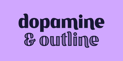 Dopamine Font Poster 1
