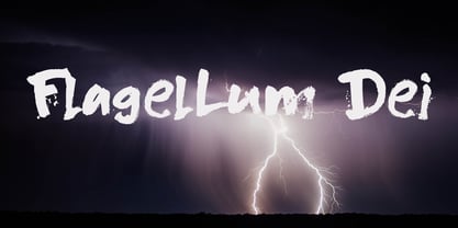 Flagellum Dei Font Poster 1