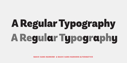 Basic Sans Narrow Font Poster 12