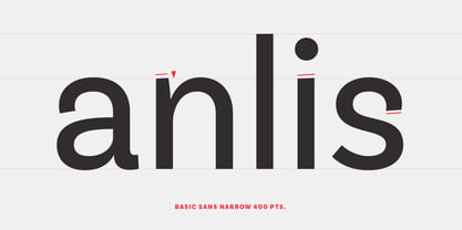 Basic Sans Narrow Font Poster 9