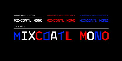 Mixcoatl Mono Font Poster 3