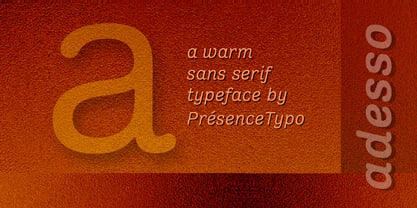 Adesso Font Poster 5