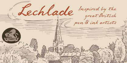 Lechlade Font Poster 1