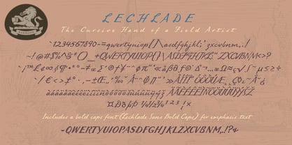 Lechlade Font Poster 2
