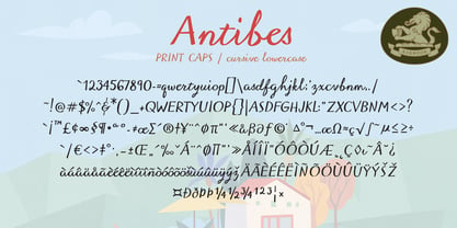 Antibes Font Poster 4