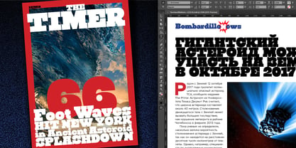 Bombarda Font Poster 6