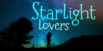 Starlight Lovers Font Poster 1