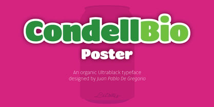 Condell Bio Poster Font Poster 1