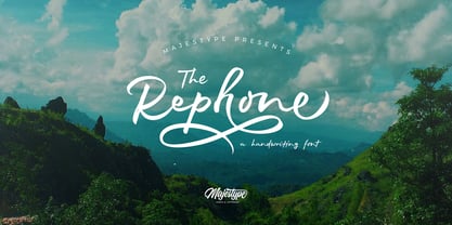 Rephone Font Poster 1