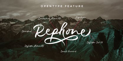 Rephone Font Poster 2